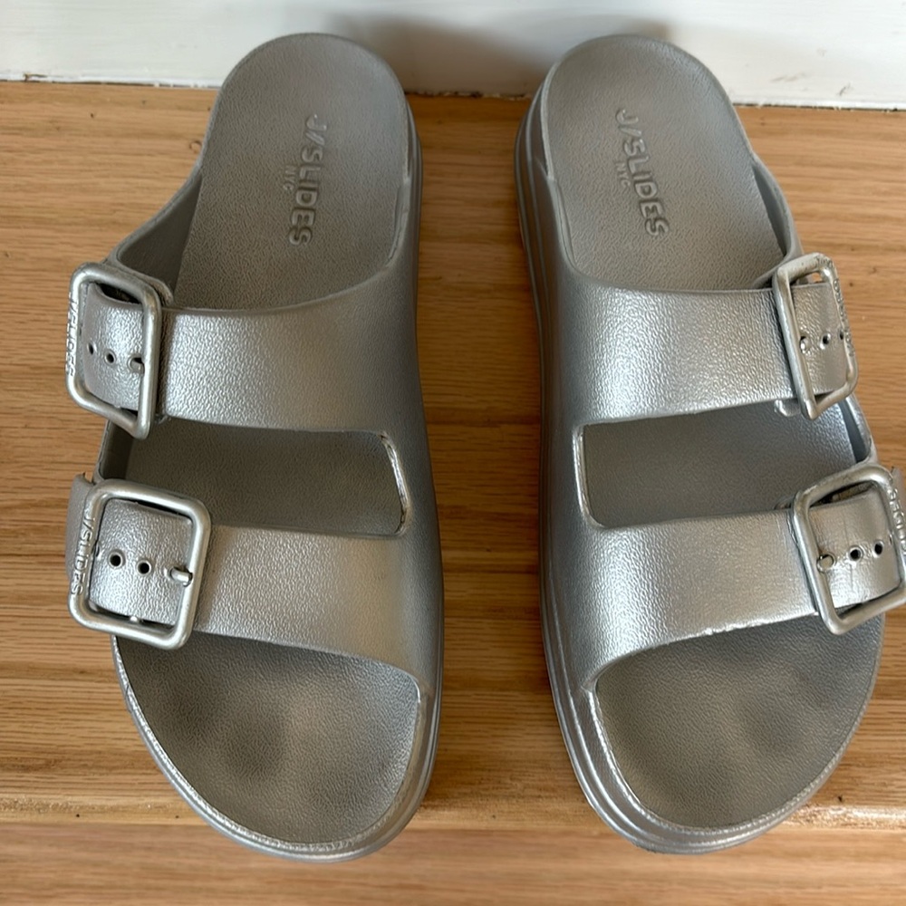 J-Slides platform sandals